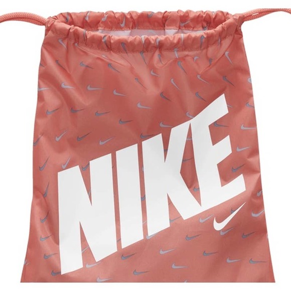 Nike Swoosh Drawstring Bag Pink NEW!! - Picture 3 of 3